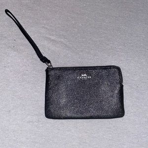 Black Coach Wristlet